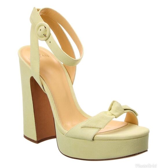 Revolve Alexandre Birman Clarita Curve 120 Suede Platform Sandal Size 39 - Picture 1 of 12